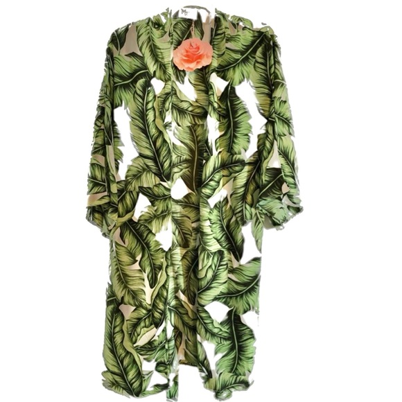 Show Me Your Mumu Frond of You California Kimono NWT - Picture 4 of 5
